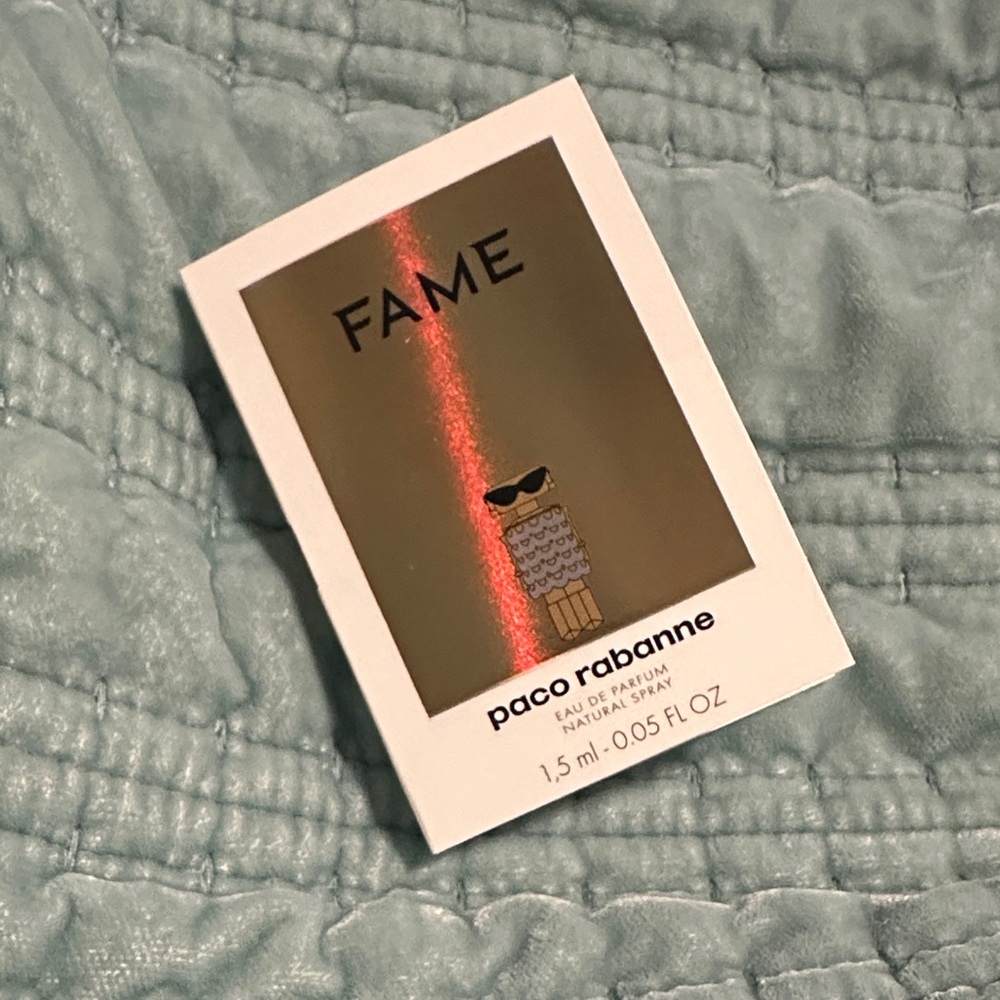 4/$15 Paco Rabanne Fame Sample
